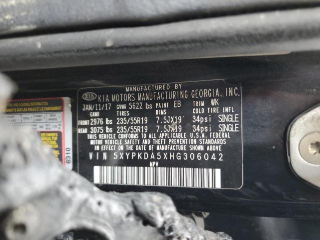 2017 KIA SORENTO SX - 5XYPKDA5XHG306042