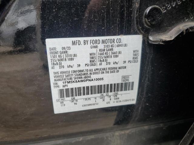 2023 FORD EXPLORER P 1FM5K8AW0PNA10005