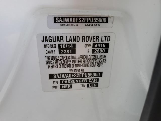 2015 JAGUAR XF 2.0T PR SAJWA0FS2FPU55000