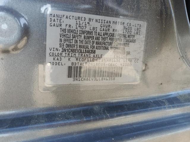 2020 NISSAN VERSA SV - 3N1CN8EV3LL846358