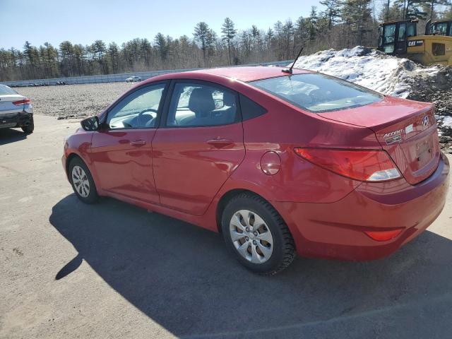 Vin: kmhct4ae2gu021730, lot: 52601205, hyundai accent se 20162