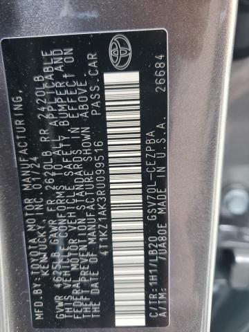2024 TOYOTA CAMRY TRD 4T1KZ1AK3RU099516