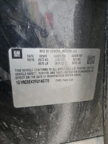 2015 CHEVROLET VOLT 1G1RC6E47FU140778