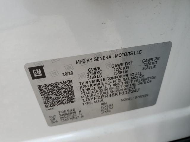 2019 CADILLAC XT4 SPORT - 1GYFZER48KF112347