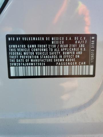 2017 VOLKSWAGEN JETTA S - 3VW2B7AJ8HM373828