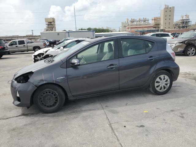 TOYOTA PRIUS C 2013 gray  hybrid engine JTDKDTB32D1035421 photo #1