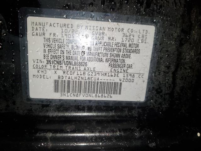 2022 NISSAN VERSA SR - 3N1CN8FV0NL868626