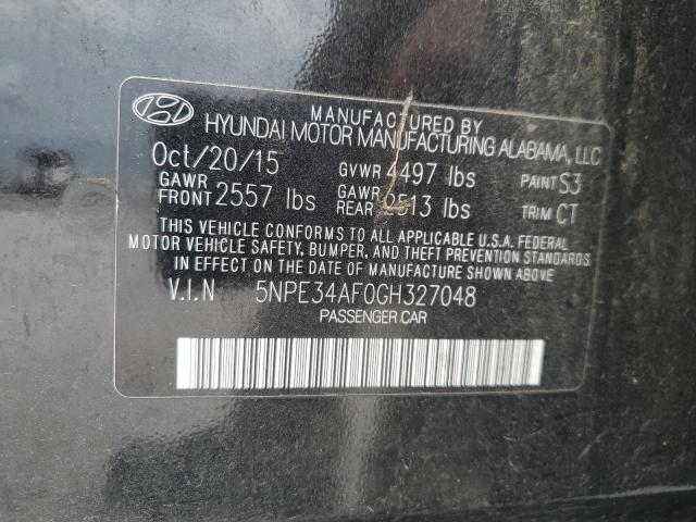 2016 HYUNDAI SONATA SPO - 5NPE34AF0GH327048