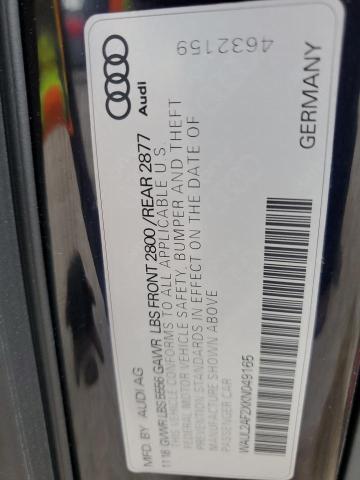 2019 AUDI A6 PREMIUM - WAUL2AF2XKN049165