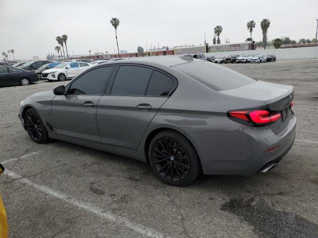 BMW 530E 2021 gray  hybrid engine WBA13AG03MCG04735 photo #3