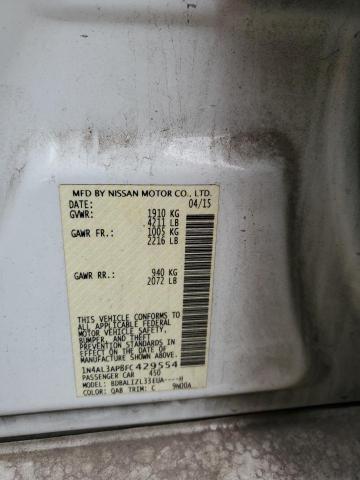 2015 NISSAN ALTIMA 2.5 - 1N4AL3AP8FC429554