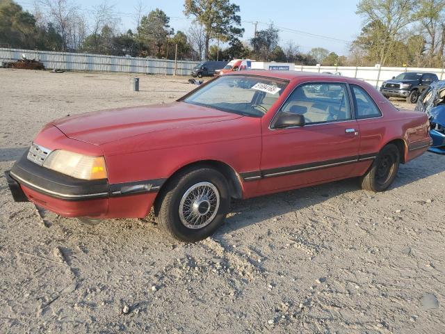 FORD THUNDERBIR 1988 red sedan 2 gas 1FABP6041JH103866 photo #1