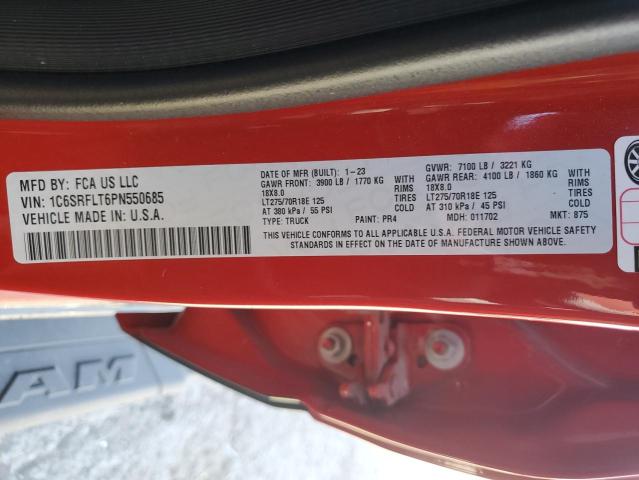 2023 RAM 1500 REBEL - 1C6SRFLT6PN550685