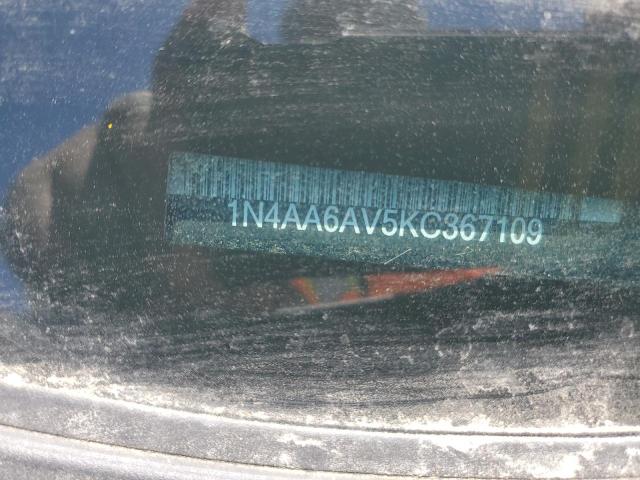 2019 NISSAN MAXIMA SL 1N4AA6AV5KC367109