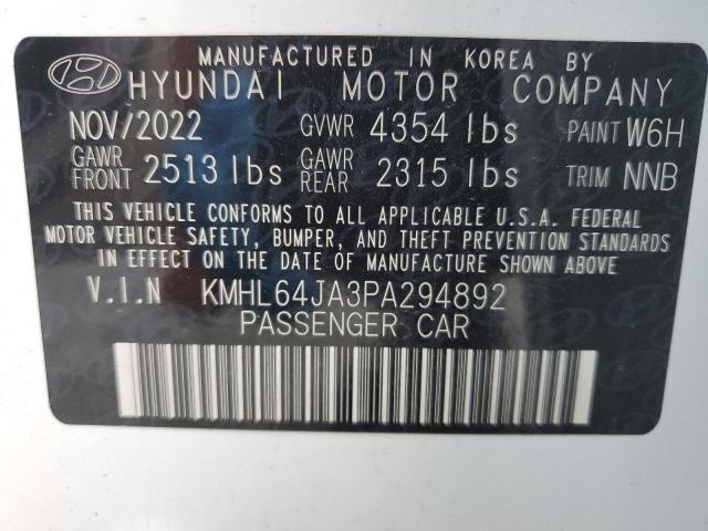 2023 HYUNDAI SONATA SEL - KMHL64JA3PA294892