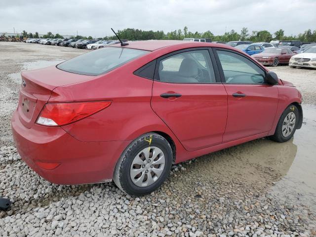 HYUNDAI ACCENT SE 2017 red  gas KMHCT4AE0HU306637 photo #4