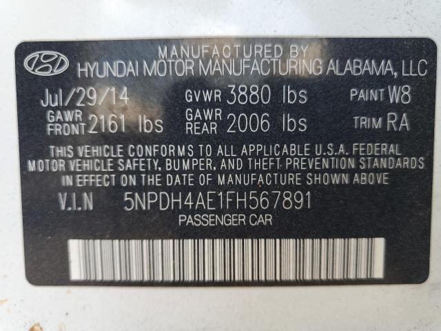 2015 HYUNDAI ELANTRA SE - 5NPDH4AE1FH567891