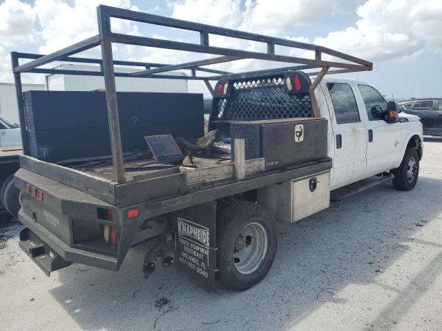 FORD F350 2012 white crew cha diesel 1FD8W3HT8CEB25753 photo #4