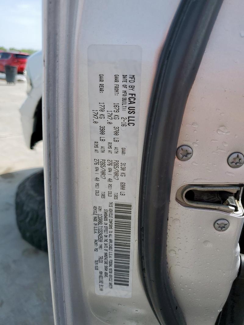 2016 RAM 1500 SLT - 1C6RR6LT1GS242520