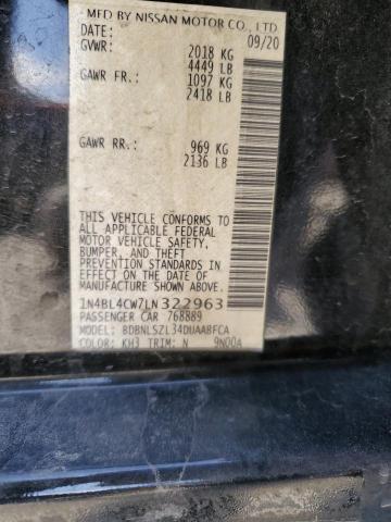2020 NISSAN ALTIMA SR - 1N4BL4CW7LN322963