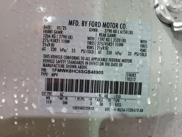2025 FORD EXPLORER P - 1FMWK8HC6SGB48905