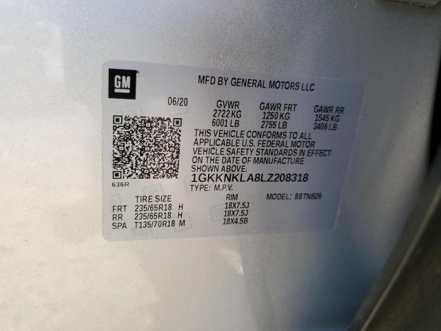 2020 GMC ACADIA SLE - 1GKKNKLA8LZ208318