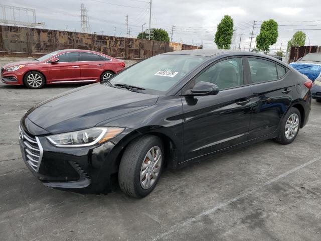 HYUNDAI ELANTRA SE 2017 black  gas KMHD74LF0HU103990 photo #1