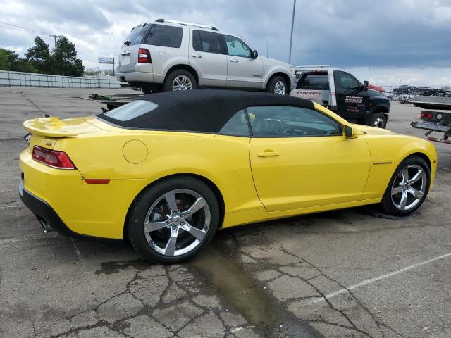 Vin: 2g1fc3d36e9289852, lot: 54087505, chevrolet camaro lt 20143