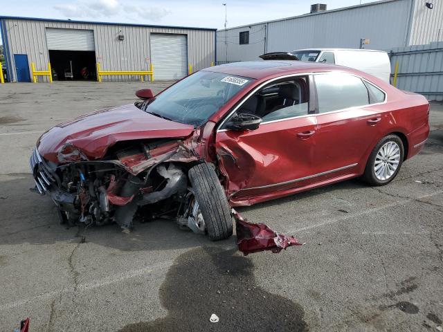 VOLKSWAGEN PASSAT SE 2017 red  gas 1VWBT7A30HC004915 photo #1