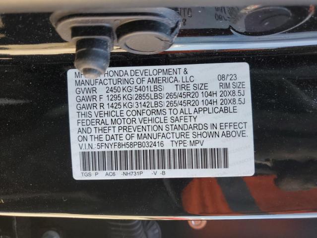 2023 HONDA PASSPORT E - 5FNYF8H58PB032416