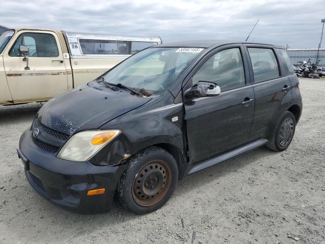TOYOTA SCION XA 2006 black hatchbac gas JTKKT624360135784 photo #1