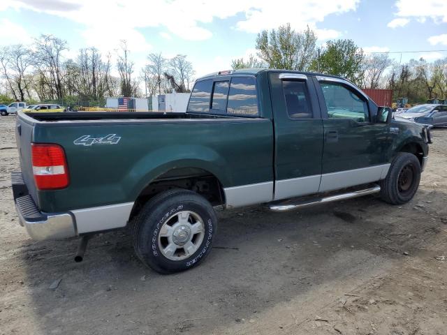 FORD F150 2007 green  Gasoline 1FTRX14W87NA17276 photo #4