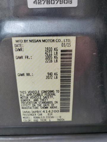 2015 NISSAN ALTIMA 2.5 - 1N4AL3AP8FC414200