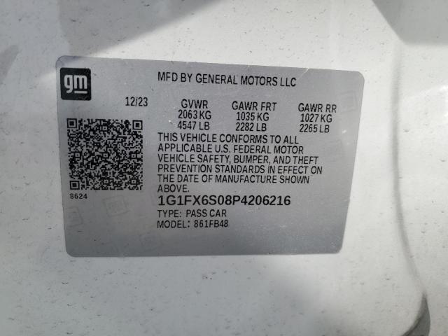 2023 CHEVROLET BOLT EV 2L - 1G1FX6S08P4206216