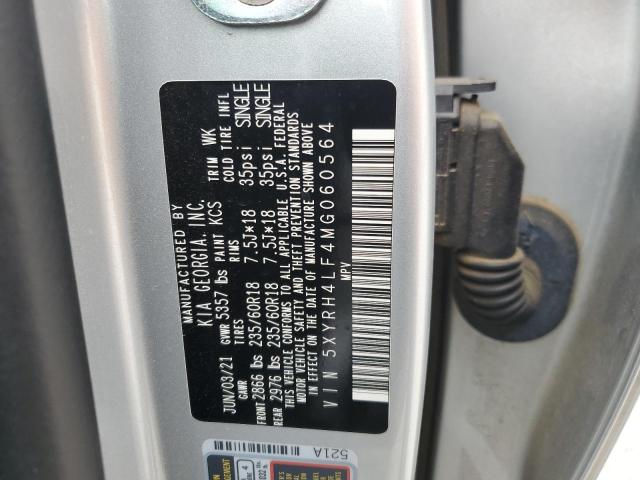2021 KIA SORENTO EX 5XYRH4LF4MG060564