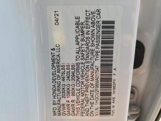 2021 HONDA ACCORD TOU - 1HGCV2F96MA017547