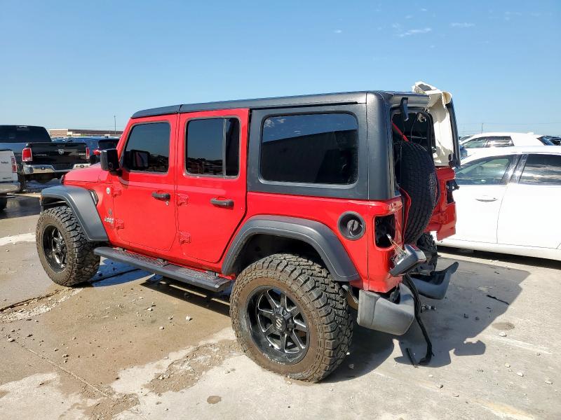 Vin: 1c4hjxdg3jw174658, lot: 53949765, jeep wrangler sport 20182