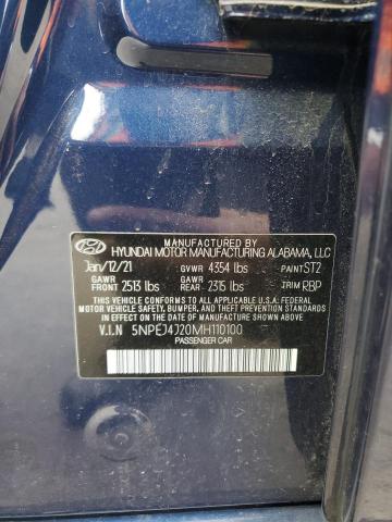 2021 HYUNDAI SONATA SEL - 5NPEJ4J20MH110100