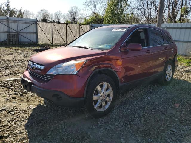 HONDA CR-V EXL 2008 maroon  gas JHLRE48718C048119 photo #1