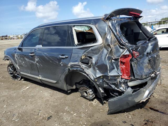 KIA TELLURIDE 2022 charcoal  gas 5XYP54HC3NG266314 photo #3