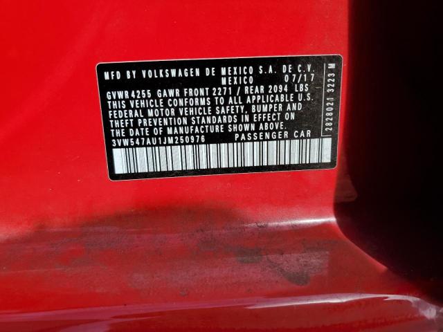 2018 VOLKSWAGEN GTI S - 3VW547AU1JM250976