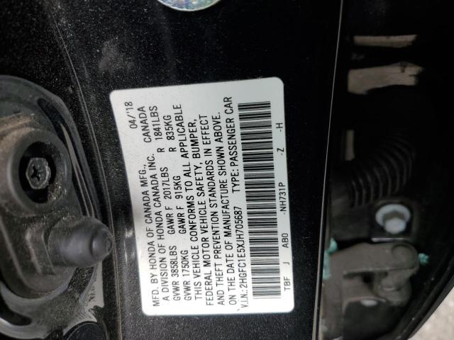 2018 HONDA CIVIC SI - 2HGFC1E5XJH705687