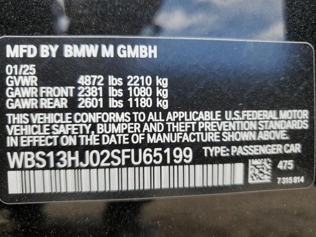 2025 BMW M3 WBS13HJ02SFU65199