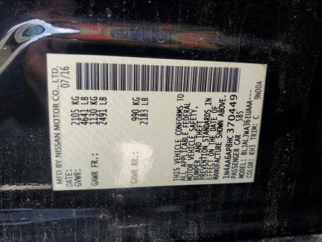2017 NISSAN MAXIMA 3.5 - 1N4AA6AP8HC370449