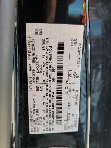2018 FORD ESCAPE SE - 1FMCU0GD4JUC07314