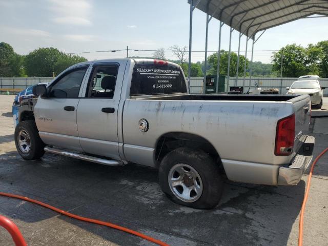 DODGE RAM 1500 S 2004 silver crew pic gas 1D7HA18N84J294338 photo #3