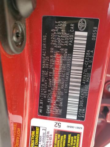 2020 TOYOTA CAMRY SE - 4T1M11AK8LU385921
