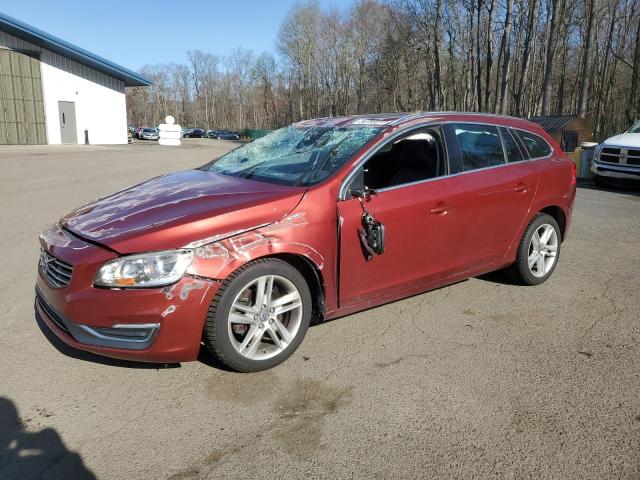 VOLVO V60 PREMIE 2015 red  gas YV126MEB1F1190753 photo #1