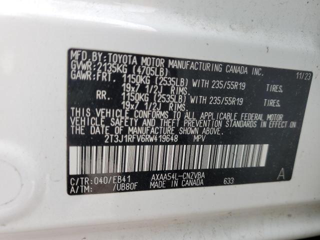 2024 TOYOTA RAV4 ADVEN 2T3J1RFV6RW419648