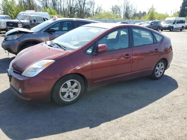 TOYOTA PRIUS 2005 maroon hatchbac hybrid engine JTDKB22U057006250 photo #1